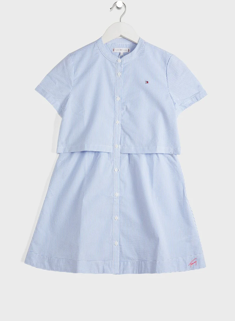 TOMMY HILFIGER Youth Striped Dress