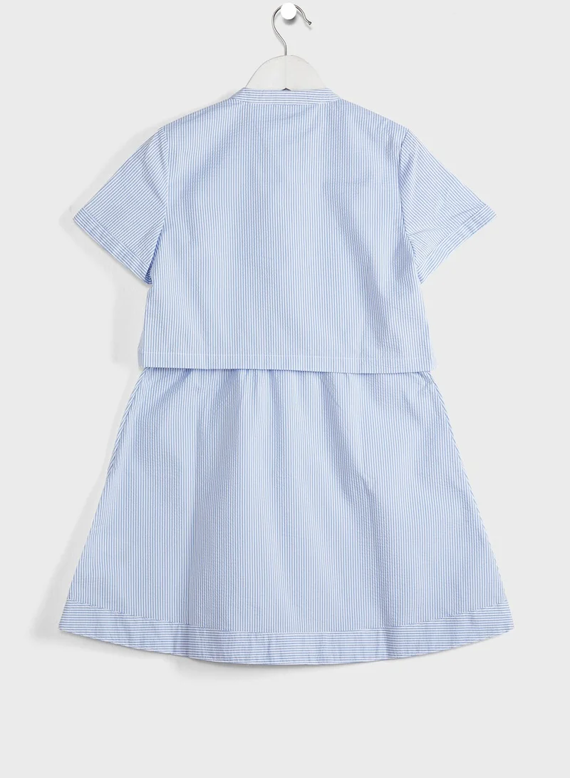 TOMMY HILFIGER Youth Striped Dress