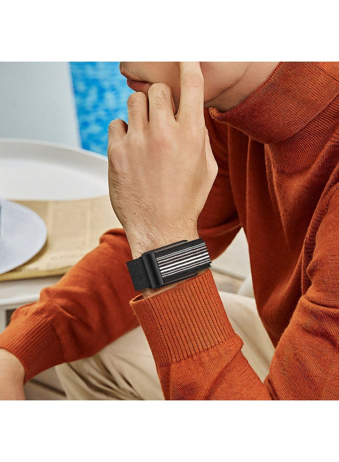 ترامكس حزام حلقة جبال الألب متوافق مع حزام حلقة جبال الألب المتوافق مع WHOOP 4.0 - حزام نايلون نايلون ناعم قابل للتنفس بديل لحزام Whoop 4.0، تصميم خفيف الوزن قابل للتعديل - Image 4