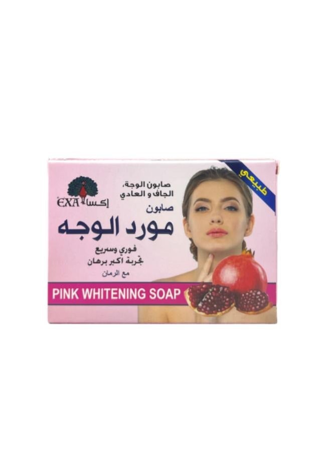 إكسا قطعتين اكسا صابون مورد الوجه للوجه العادي والجاف بالرمان 100 غرام - Image 2
