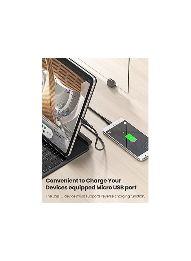 Fasgear Usb C To Micro Usb Cable 6Ft 1.8M 1 Pack Long Type C To Micro B 2.0 Otg Cord For Connecting Usb C Device To Micro Usb Android Phone Game Controller Power Bank Support Data Sync And Charging  - Image 4