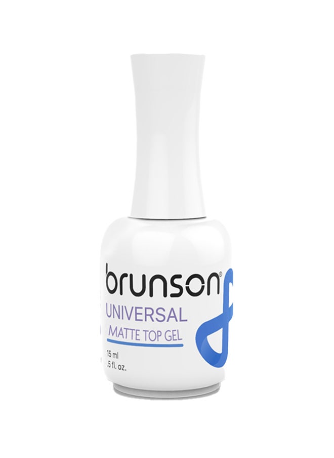 brunson Universal Matte Top Gel Nail Polish For Matte Finish  15ml BUMTC 