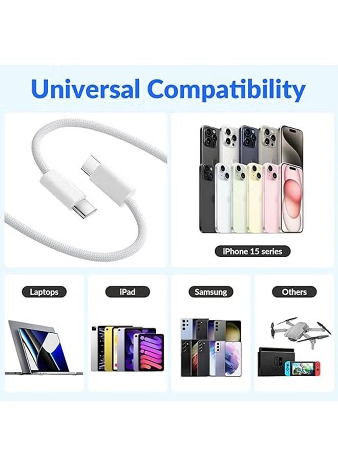 Phone Planet The original 60W Type C to Type C iPhone charging cable is designed to meet the charging needs of iPhone and iPad users It offers fast charging excellent data syncing and high quality performance - Image 5