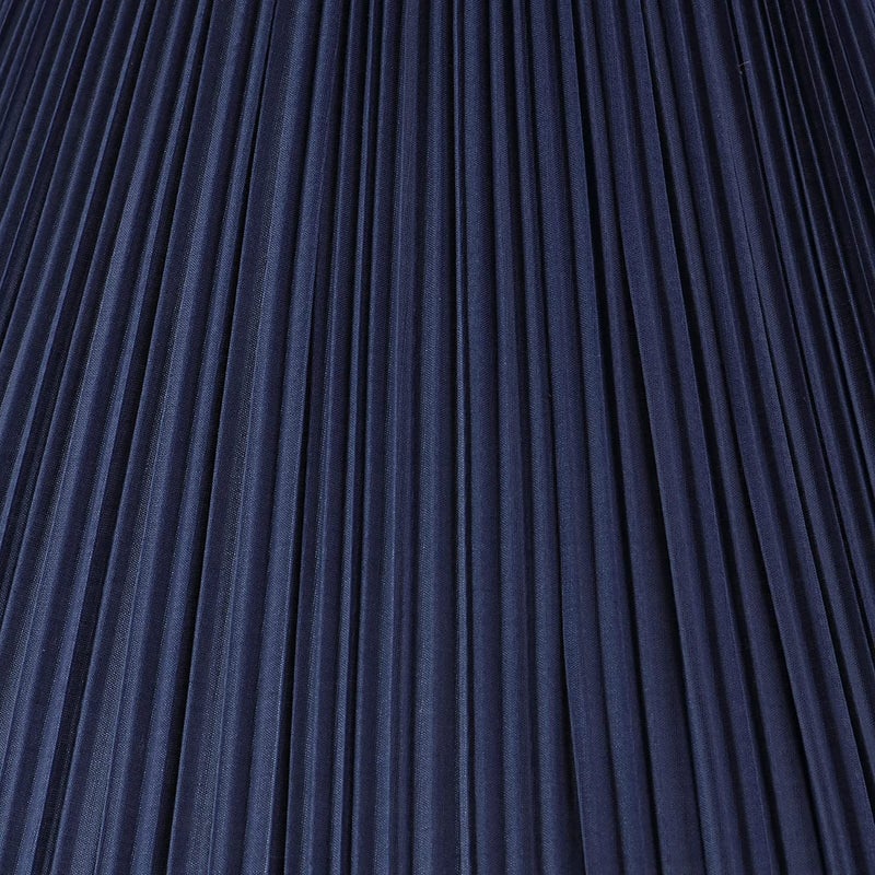 Aspen Creative 33195, Transitional Hardback Empire Shaped Mushroom Pleated Dark Blue Spider Shade, 6" Top x 16" Bottom x 12" Slant - Image 5