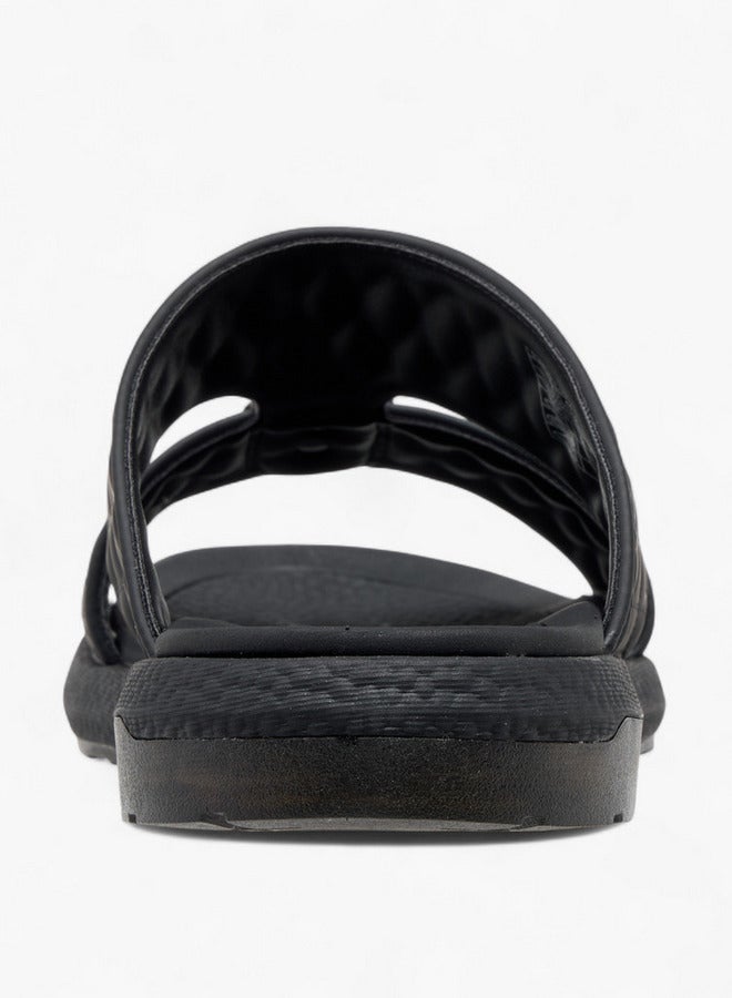 لو كونفورت صنادل رجالية مريحة سهلة الارتداء بلمسة معدنية - Image 4