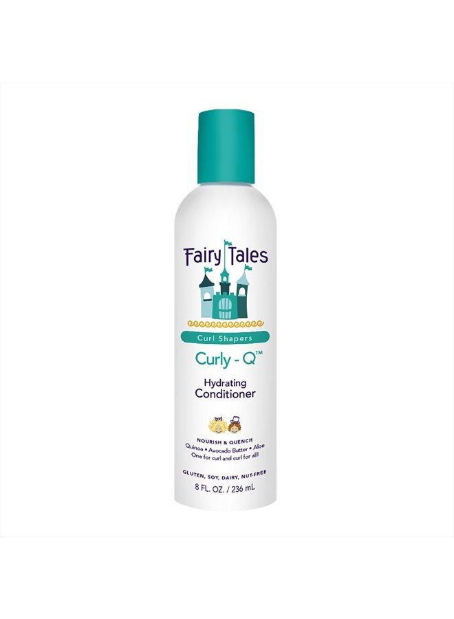 Fairy Tales Curly Q Kids Conditioner for Curly Hair - Moisturizing Kids Hair Conditioner for all Types of Curls Including Multi Cultural Hair - Paraben Free, Sulfate Free, Gluten and Nut Free - 8 oz - Image 1