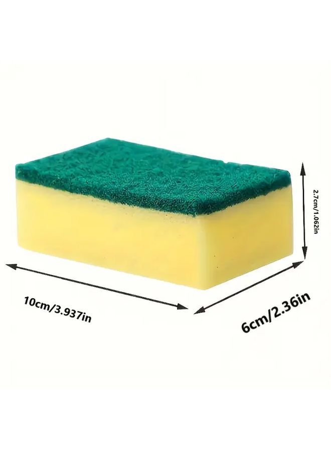 66pcs Kitchen Sponges Multi Functional Ultra Absorbent Rust Oil Remover Double Layer Grip Design - Image 3