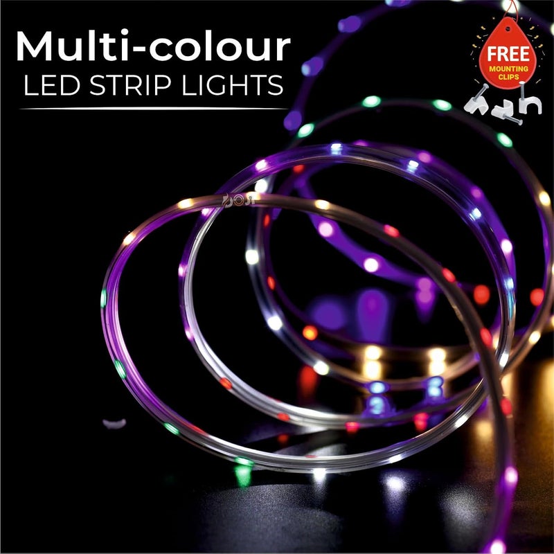 DOJI led Strip Lights Energy Saving led Rope Light Waterproof Strip Lights for Room led Strip Light for False Ceiling Home Decor Lights Home Decoration Diwali Decore 15 Meter Multicolor - Image 2