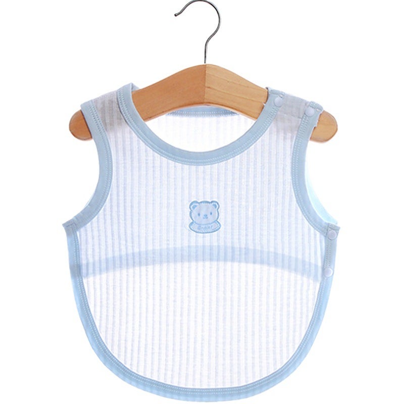 Baby half back bellyband summer thin baby pure cotton newborn bib belly protection navel belly protection belly protection artifact - Image 2