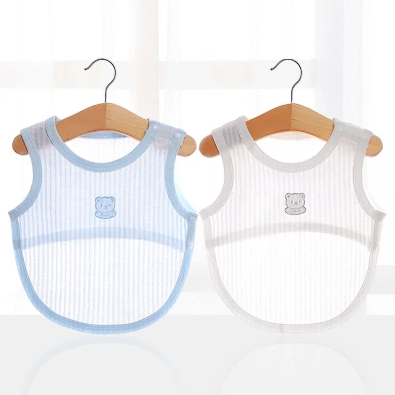 Baby half back bellyband summer thin baby pure cotton newborn bib belly protection navel belly protection belly protection artifact - Image 3