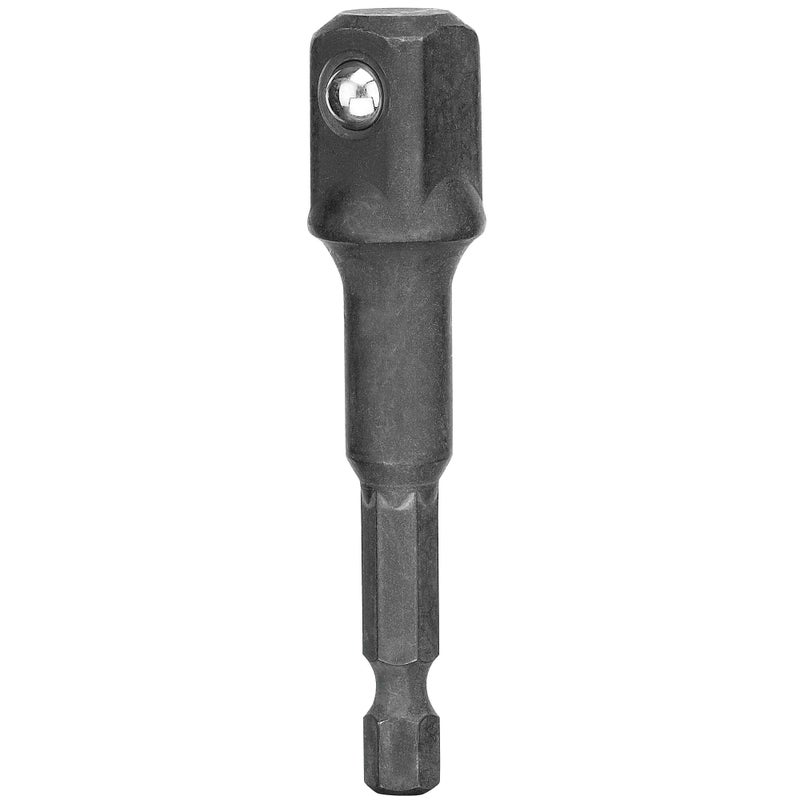 DEWALT IMPACT Socket Adapter, Hex Shank, 1/4-Inch To 1/2-Inch (DW2547IR) - Image 1