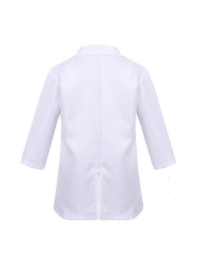 Fancy Agents Doctor Coat Costume for Brood| Doctor Coat with Injection, Stethoscope & Mask| Doctor Coat for Childs | Doctor set for Kids| Surgeon Coat for Kids (White Color 6-8 Years) (Polyester)  - Image 3