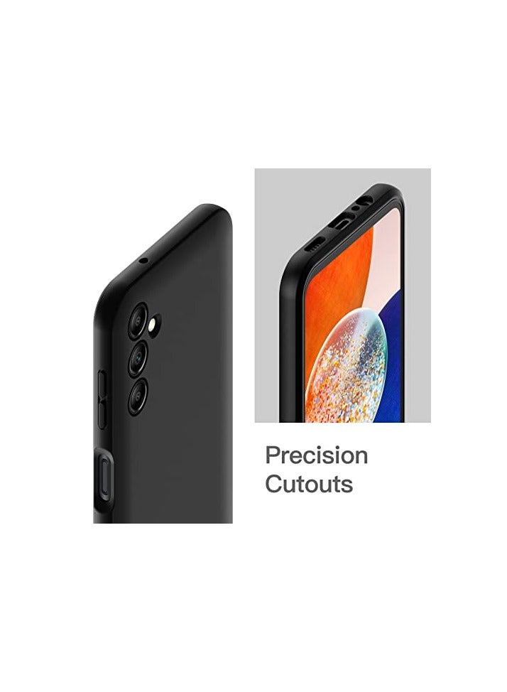 JETech Slim Fit Case for Samsung Galaxy A34 6.6-Inch, Soft TPU Thin Protective Phone Cover with Matte Finish, Shockproof (Black) - Image 2