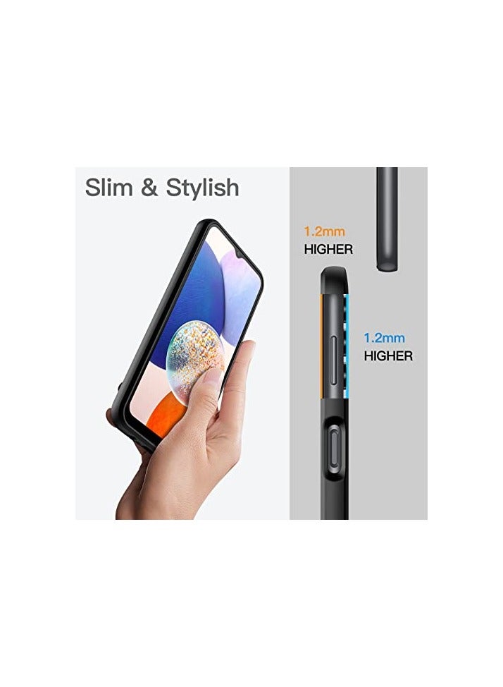 JETech Slim Fit Case for Samsung Galaxy A34 6.6-Inch, Soft TPU Thin Protective Phone Cover with Matte Finish, Shockproof (Black) - Image 5