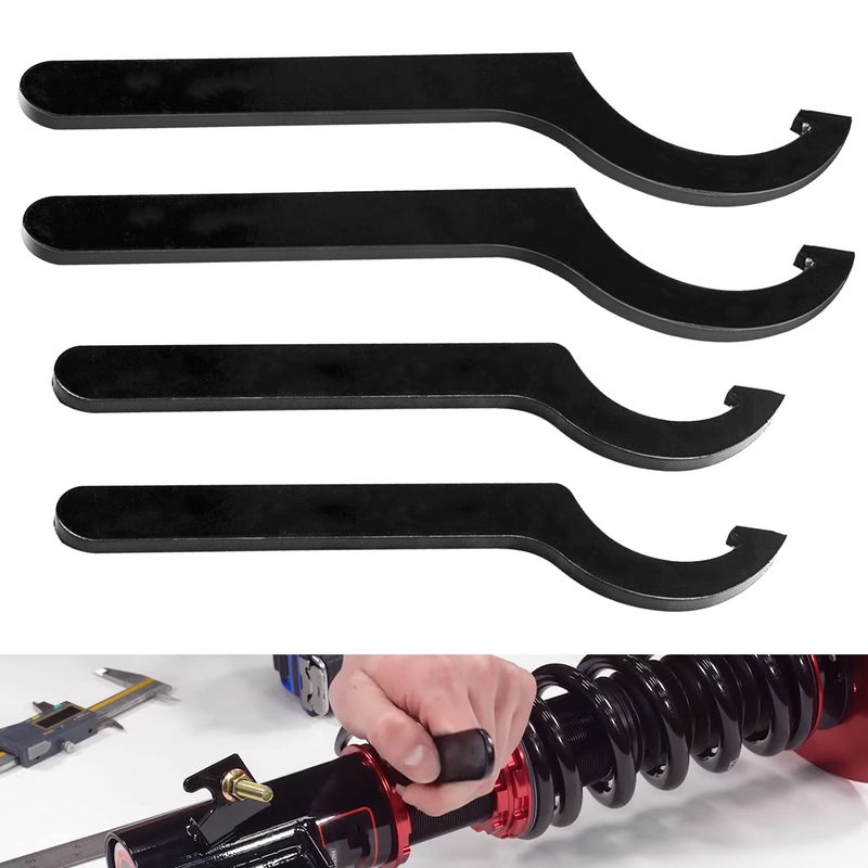 Coilover Adjustment Tool Compatible for Coilovers  K Sport Skunk 2 Apexi Megan Racing  2 Large Steel Spanner Wrenches  1 Small Wrench