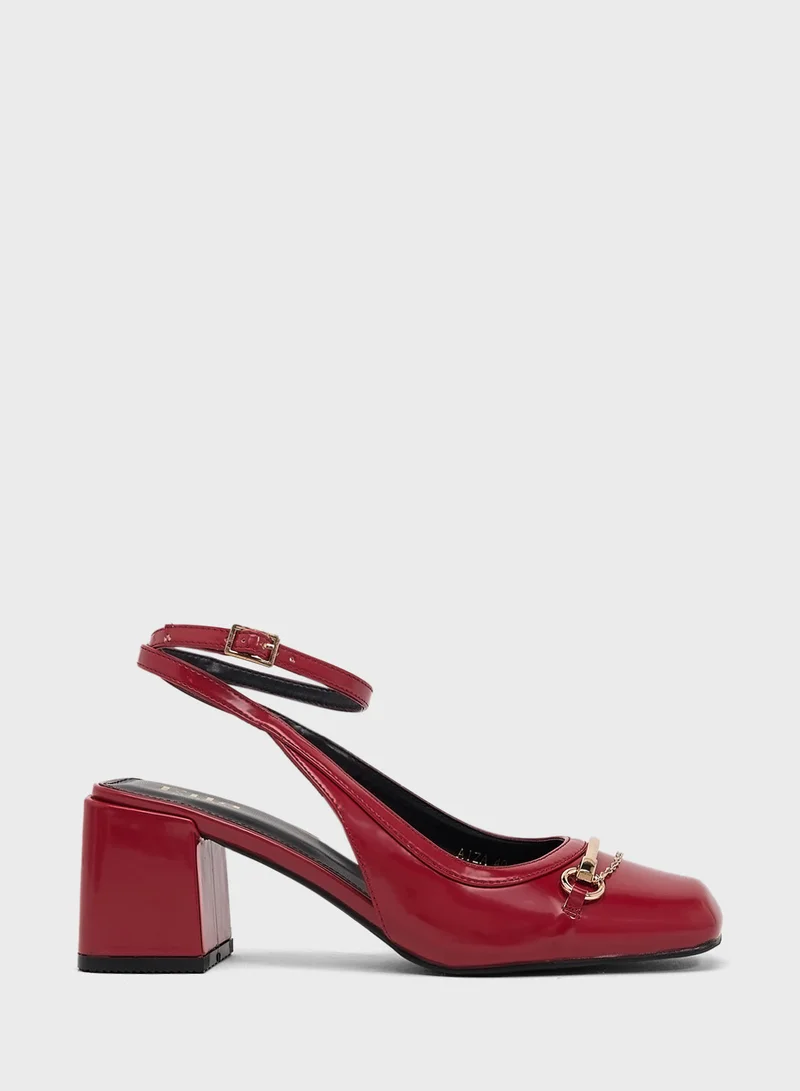ELLA Sling Back Pump With Buckle