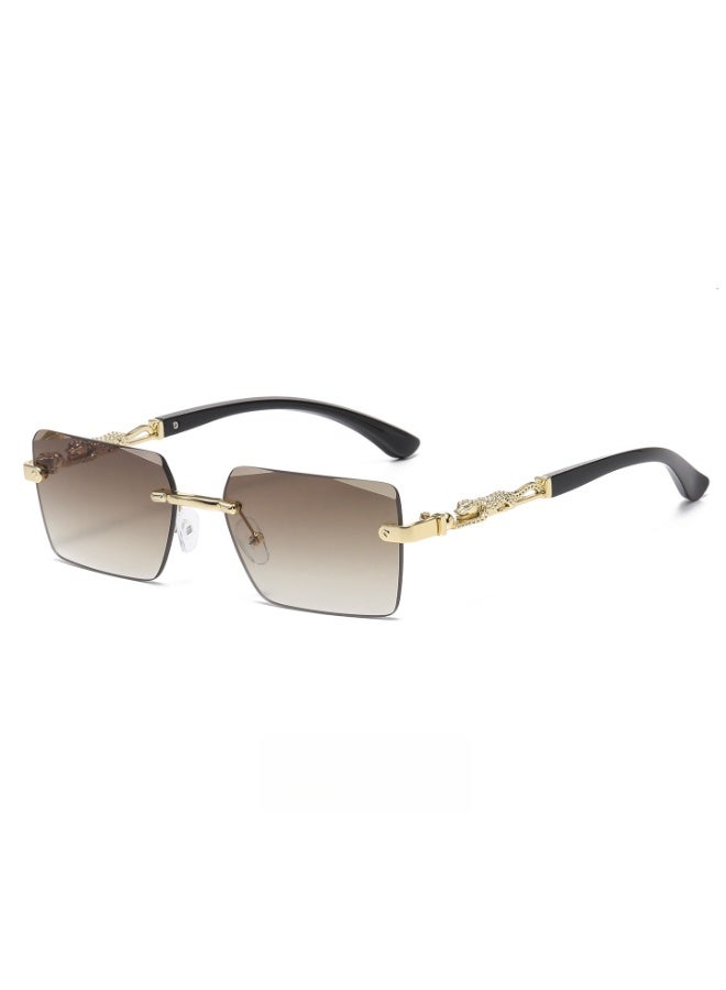 Nexlynx New Rimless Fashion Trend Sunglasses Personalized Sunglasses UV Protection Unisex - Image 2