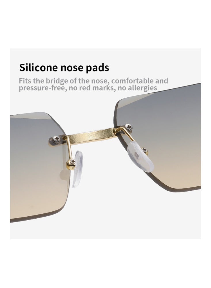 Nexlynx New Rimless Fashion Trend Sunglasses Personalized Sunglasses UV Protection Unisex - Image 4