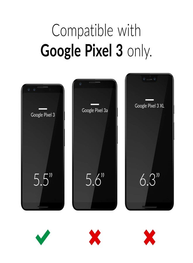 كريف جراب Crave Dual Guard لهاتف Google Pixel 3، جراب مزدوج الطبقات مقاوم للصدمات لهاتف Google Pixel 3 - أخضر غابي - Image 2