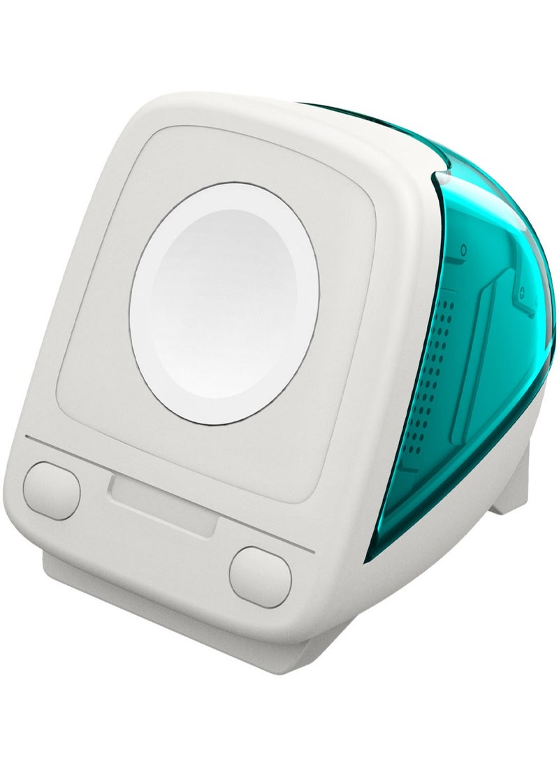 Spigen Classic C1 Apple Watch Charger Stand for Apple Watch Ultra 2/1, Series 10/9/8/SE2/7/6/SE/5/4 (49mm,46mm,45mm,44mm,42mm,41mm,40mm) - Bondi Blue  - Image 1