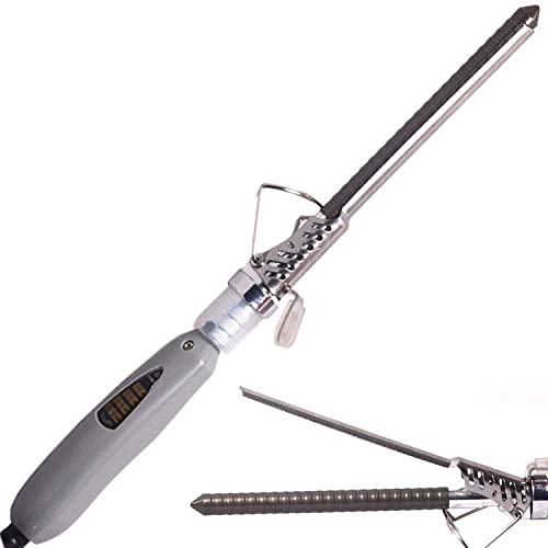 Veentus Professional Hair Curler Iron Rod Brush Styler for Women Professional Hair Curler Tong with Machine Stick and Rolle (Silver) - Image 1