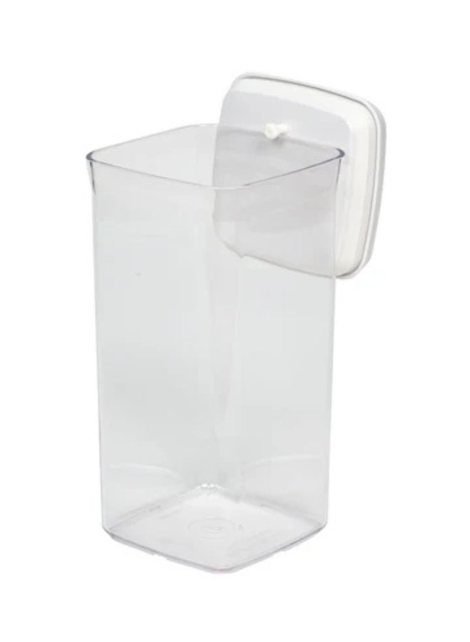 Homesmiths Airtight 2.5 Liter Square Food Popup Container – BPA-Free Clear Storage Box with Secure Popup Lid for Cereals, Rice, Pasta, Snacks & Dry Pantry Goods to Keep Food Fresh, Organized & Moisture-Free - Image 5
