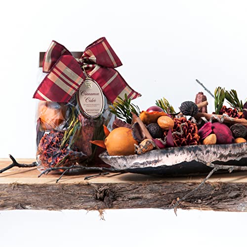 Aromatique Cinnamon Cider Scented Potpourri Bag 14oz - Decorative Home Fragrance Sachet Dried Flowers, Long Lasting Room Air Freshener Deodorizer Perfect Fall Decoration or Catchall Bowl Filler Decor - Image 2