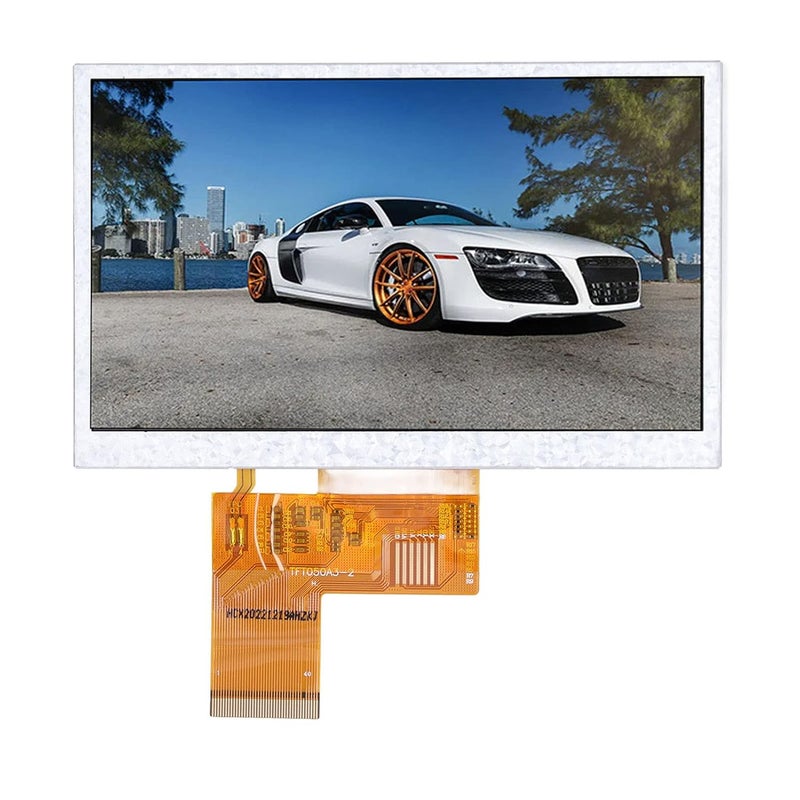 5in Touchscreen TFT Display, Industrial Color Screen with 480 x 272 Resolution, Capacitive Touch RGB Interface for Doorbell Face Recognition and Smart Home Devices - Image 1