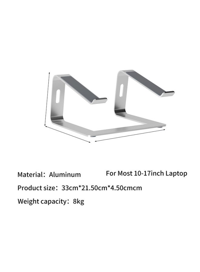 Laptop Bracket Aluminum Alloy Game Book Heightened Cooling Rack Portable Storage Base Computer Rack-Colour:Sand Gray - Image 3