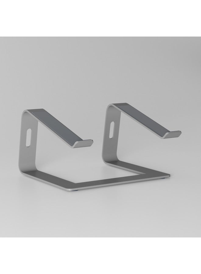 Laptop Bracket Aluminum Alloy Game Book Heightened Cooling Rack Portable Storage Base Computer Rack-Colour:Sand Gray - Image 1