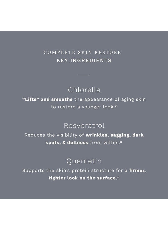 City Beauty Complete Skin Restore - Dietary Supplement - Supports Collagen & Elastin - Solution for Wrinkles & Sagging on The Face & Body - Anti-Aging Beauty & Skin Care Supplement (New Formula) - Image 2