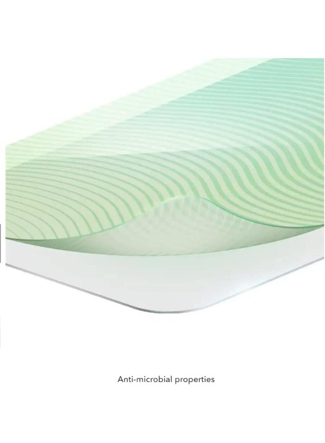 زاج واقي شاشة InvisibleShield Glass Elite Privacy من الزجاج المقوى لهاتف iPhone 15 [6.1 بوصة]، يوفر حماية للخصوصية، متوافق مع أغطية الحماية، مقاوم للبصمات والخدوش، مقاوم للصدمات (أسود) - Image 5