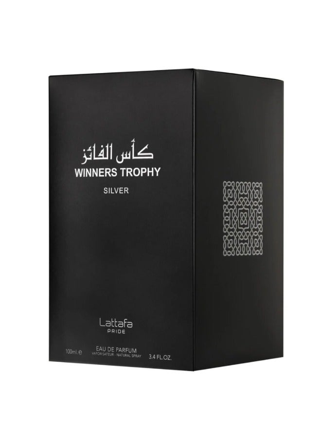Lattafa PRIDE Winners Trophy Silver Eau De Parfum - 100ml | A Luxury Fragrance for Men