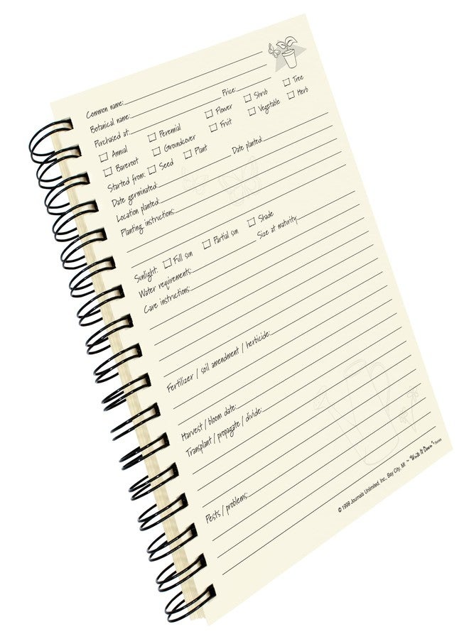 Write it Down series by Journals Unlimited, Series Guided Journal, Gardening, The Gardener's Journal, Full-size 7.5"x 9", Green Hard Cover, Made in USA - Image 4