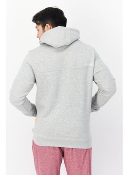 DUCK AND COVER Men Sportswear Fit Embossed Print Outdoor Fleece Sweatshirts, Grey  - Image 4