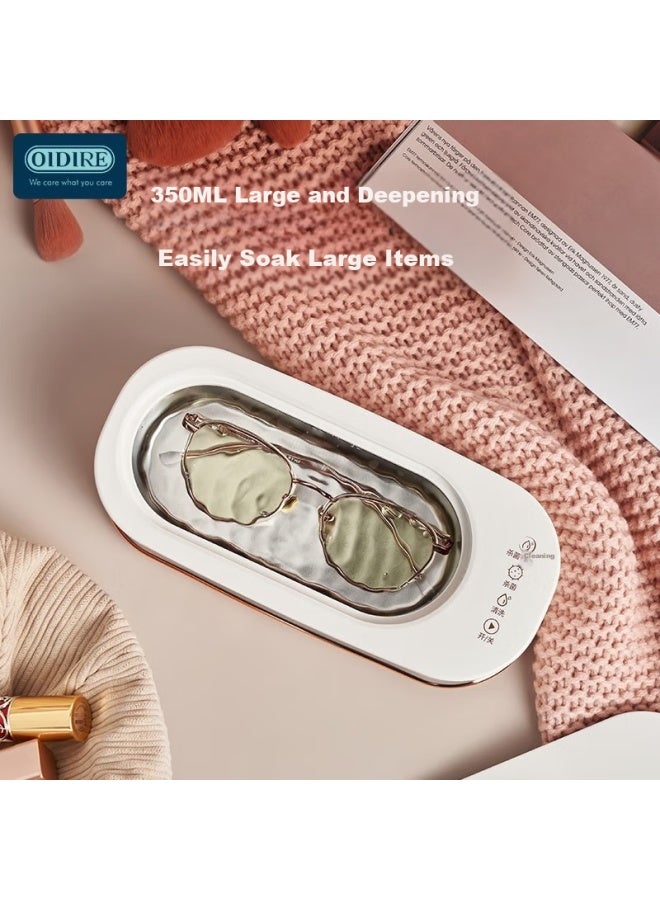 Oidire German Ultrasonic Cleaner Eyeglass Cleaning Machine Automatic Portable Household elry Watch Strap Denture Makeup Brush Cleaner Odi-cs06 Sterilization Model - Image 2