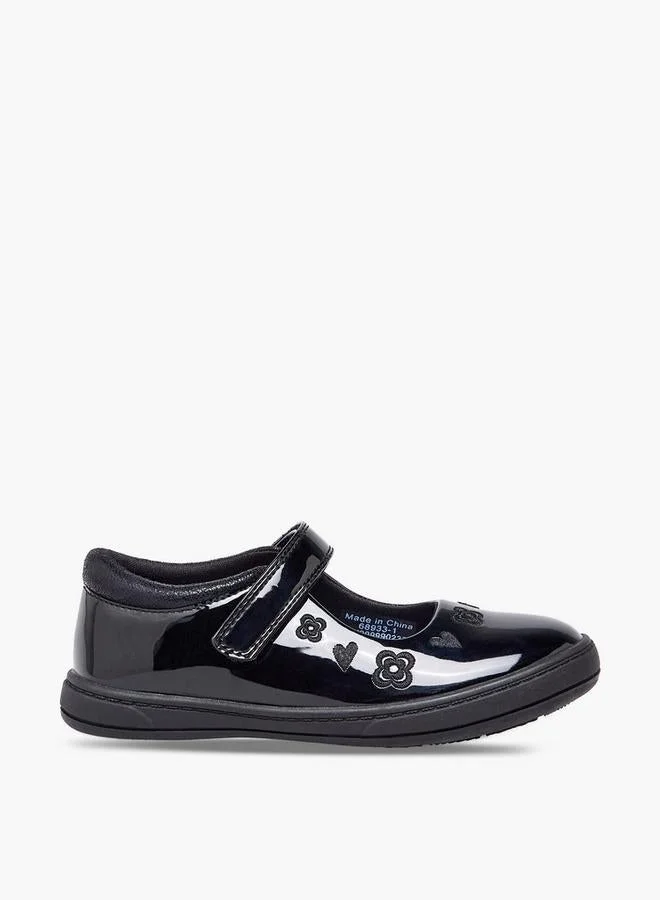 Girls Stitch Mary Jane School Shoes