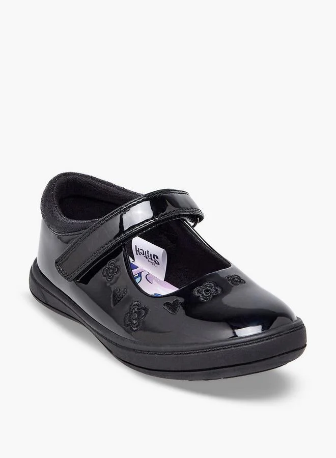 ديزني Girls Stitch Mary Jane School Shoes