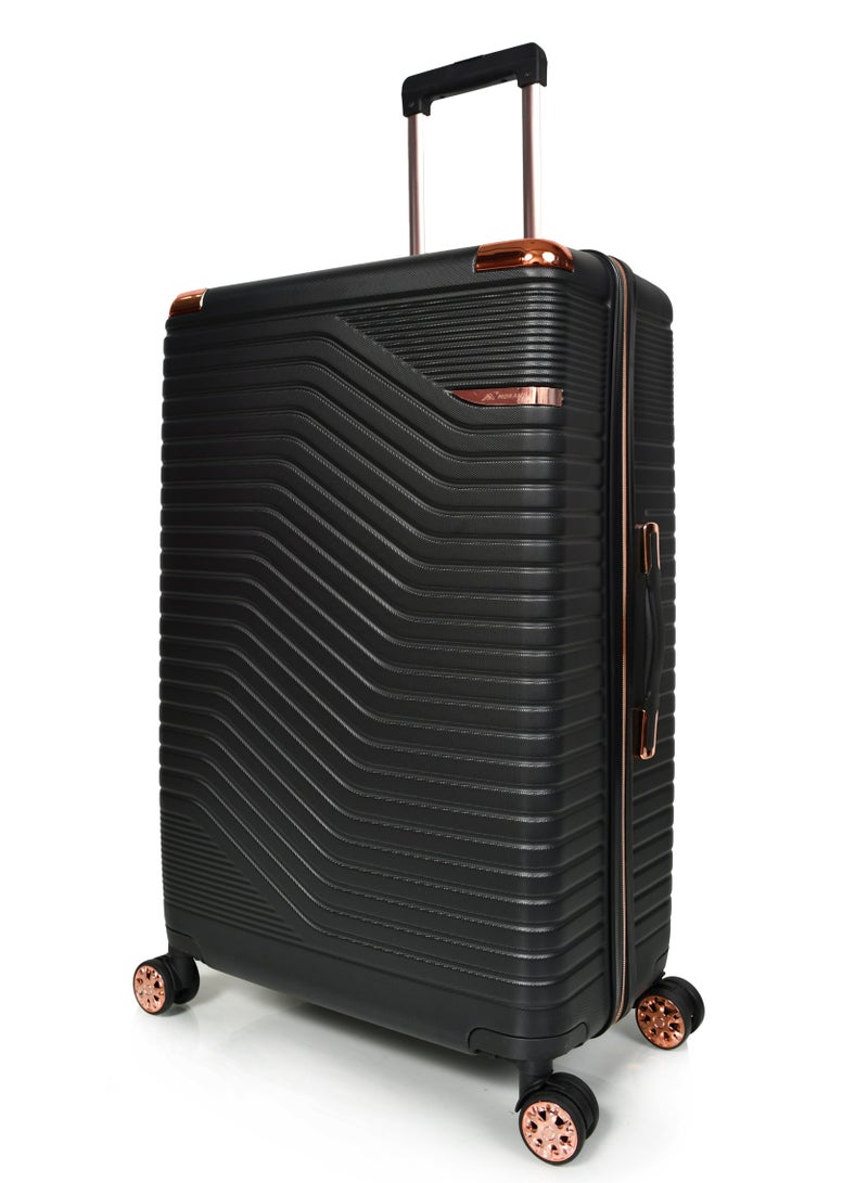 مورانو شنط سفر من مورانو للجنسنين مجموعة من 4 قطع طقم حقائب سفر لون أسود مقاسات 28''-24''-20''-12'' إنش - Image 3