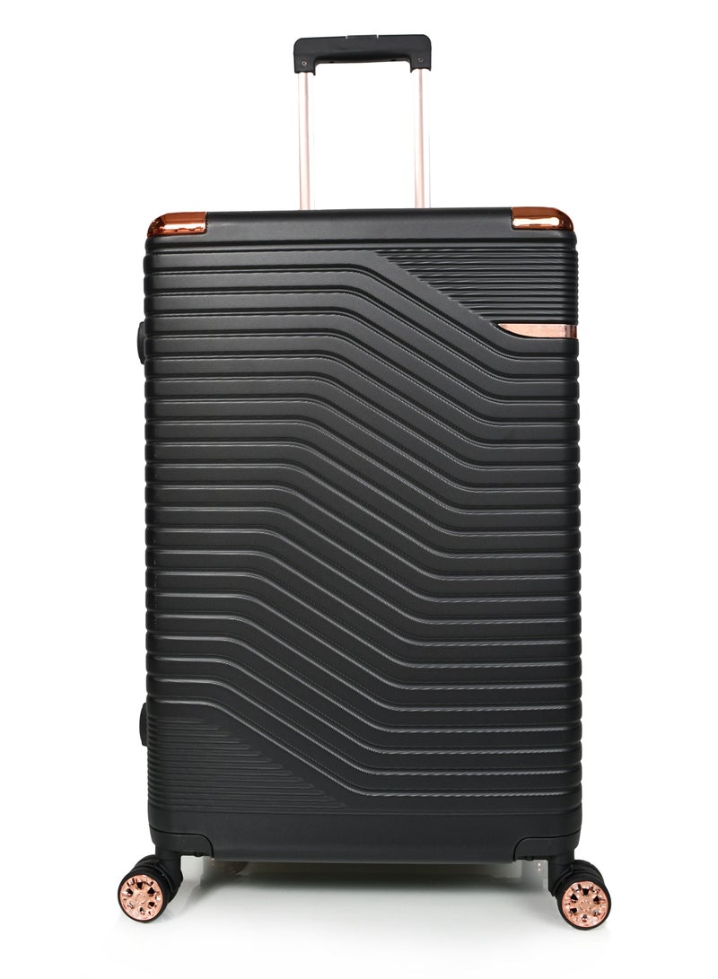 مورانو شنط سفر من مورانو للجنسنين مجموعة من 4 قطع طقم حقائب سفر لون أسود مقاسات 28''-24''-20''-12'' إنش - Image 4