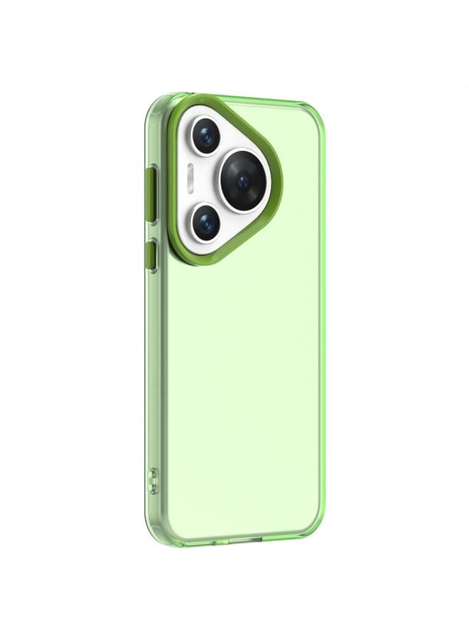 Green Tiger Case For Huawei Pura 70 Candy PC Hybrid TPU Shockproof Phone Case - Image 4