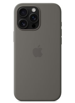 Silicone iPhone 16 Pro Max Silicone Case With MagSafe - Stone Gray  - Image 2