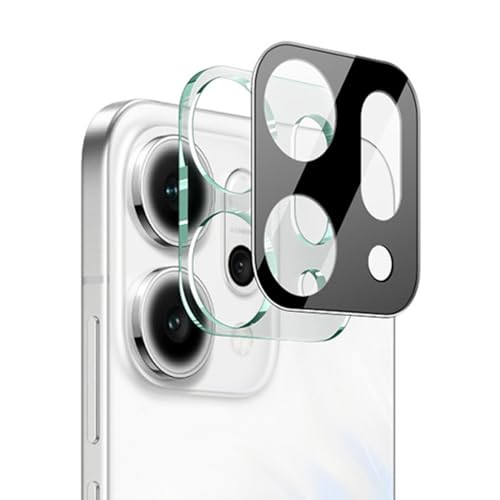 ZARALA Glass Camera Lens Protector For OPPO Reno14 [9H Hardness] [6D Lens Protector ] [Easy Installation] Black - Image 1