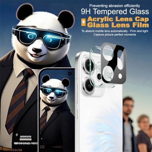 ZARALA Glass Camera Lens Protector For OPPO Reno14 [9H Hardness] [6D Lens Protector ] [Easy Installation] Black - Image 3