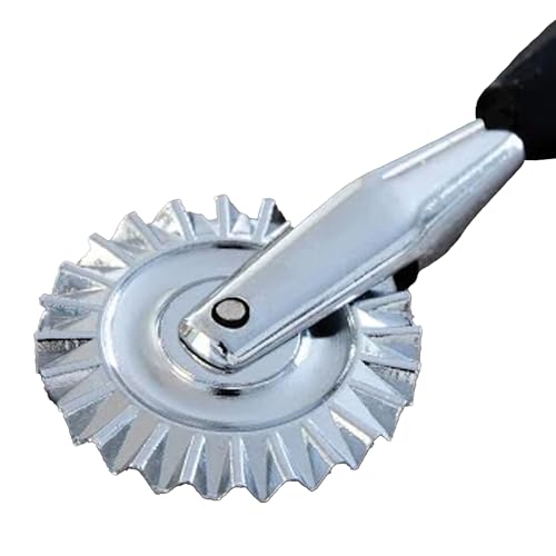 Better Houseware Professional Pizza Cutter Wheel Stainless Steel Handheld Pizza Cutter Wheel, Kitchen Pizza Tools, Pizza Slicer Wheel Home & Commercial Kitchen Use, Durable & Dishwasher Safe - Black - Image 2