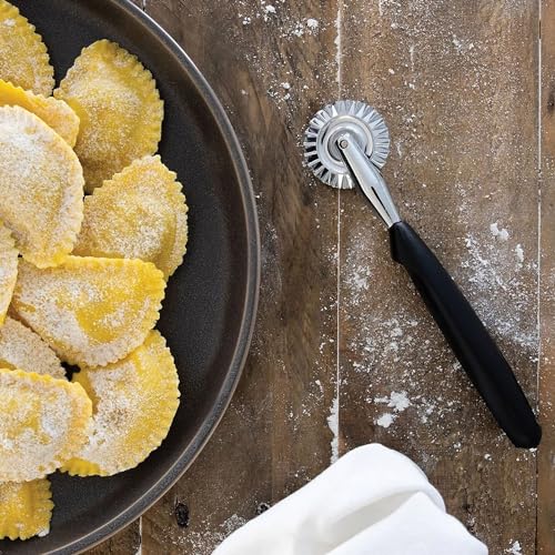 Better Houseware Professional Pizza Cutter Wheel Stainless Steel Handheld Pizza Cutter Wheel, Kitchen Pizza Tools, Pizza Slicer Wheel Home & Commercial Kitchen Use, Durable & Dishwasher Safe - Black - Image 4