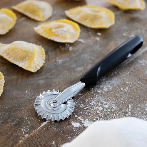 Better Houseware Professional Pizza Cutter Wheel Stainless Steel Handheld Pizza Cutter Wheel, Kitchen Pizza Tools, Pizza Slicer Wheel Home & Commercial Kitchen Use, Durable & Dishwasher Safe - Black - Image 3