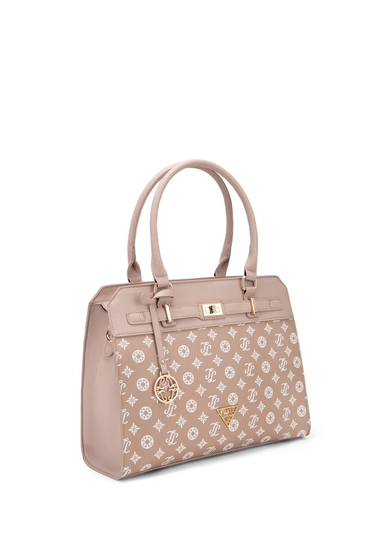 Lavie Signature Manhattan Woman's Mid Size Satchel(PINK) - Image 5