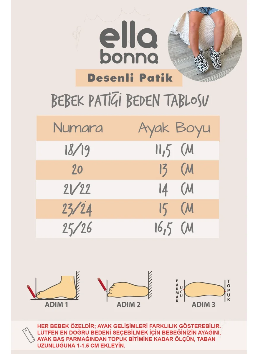 Ella Bonna Donat Organic Cotton Home Nursery Shoes Booties