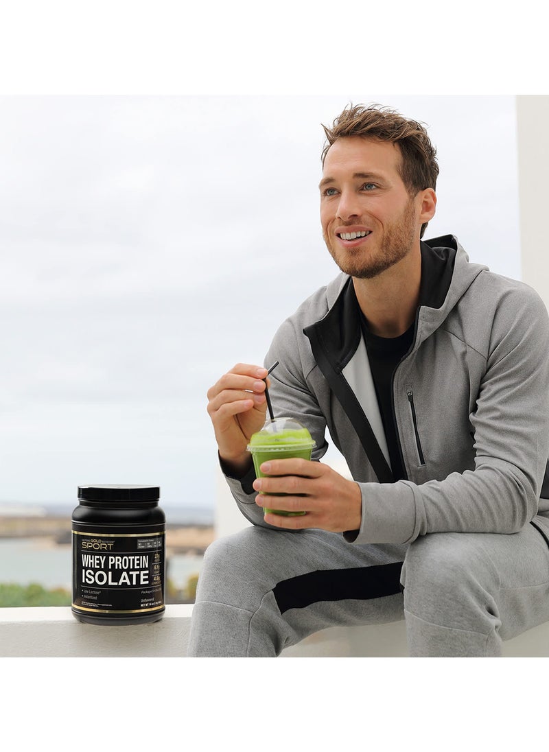 California Gold Nutrition - SPORT - Whey Protein Isolate, 1 lb, 16 oz (454 g) - Image 1